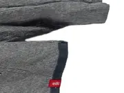 Vorschaubild 3 von EDC Blazer Damen Grau Gestreift Baumwolle Leinen Gr. 40 L Casual