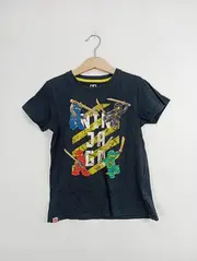 Vorschaubild 2 von Ninjago T-Shirt Kinder Jungen Gr. 116 Schwarz Baumwolle Ninja Print
