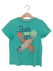 Vorschaubild 1 von Jungen T-Shirt Gr. 116-128 Türkis Skate New York City