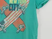 Vorschaubild 3 von Jungen T-Shirt Gr. 116-128 Türkis Skate New York City