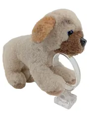 Vorschaubild 1 von Kuscheltier Hund Vintage Beige 13 cm Stofftier Plüschtier Sammler