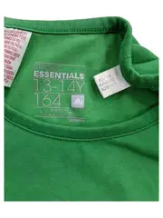 Vorschaubild 5 von T-Shirt Kinder Kurzarm Sport Logo Print Baumwolle Grün 164