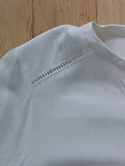 Vorschaubild 5 von Damen Hemdbluse Langarm Gr. 34 Weiß Casual Viskose