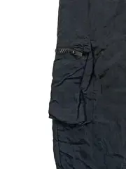 Vorschaubild 3 von Kinder Cargohose Sportlich Schwarz Gr. 128 Polyester Logo Print