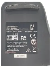 Vorschaubild 2 von Z130 Stereo Lautsprecher Set PC Boxen Schwarz USB 3,5mm Klinke