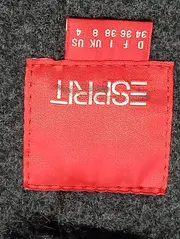 Vorschaubild 3 von Damen Blazer Gr. 34/XS Grau Wolle Klassisch Elegant Kurzjacke