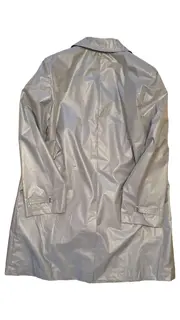 Vorschaubild 2 von Trenchcoat Damen Gr. 46 Grau Klassisch Mantel