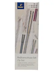 Vorschaubild 1 von Reißverschluss-Set Zip Set 10-teilig Nähzubehör Mehrfarbig 20cm 50cm