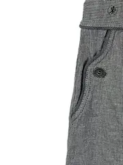 Vorschaubild 2 von EDC Freizeitkleid Damen Grau Gestreift Midikleid Gr. 40/L Baumwolle