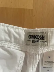 Vorschaubild 4 von Chino Shorts Kinder Gr. 152 Weiß Casual Baumwolle