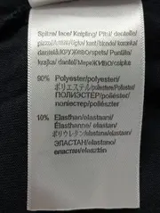 Vorschaubild 5 von Damen Top Gr. 52/XXL Schwarz Casual Elegant mit Spitze