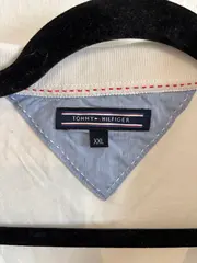 Vorschaubild 7 von Damen Poloshirt Weiß Gr. 2XL mit H Applikation Preppy