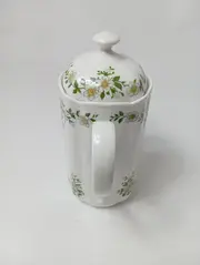 Vorschaubild 3 von Teekanne Gloria Weiß Blumenmuster Elegant Klassisch Porzellan