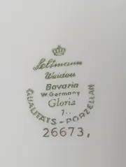 Vorschaubild 2 von Teekanne Gloria Weiß Blumenmuster Elegant Klassisch Porzellan