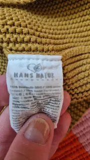 Vorschaubild 4 von Kinder Pullover Strickmuster Lochmuster Gelb Gr. 104 Baumwolle