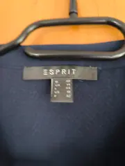 Vorschaubild 6 von Damen Bluse Gr. 40/L Blau Transparent Langarm Knopfleiste