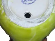 Vorschaubild 4 von Porzellan Dekofigur Hase Latzhose Mütze Mehrfarbig 10cm