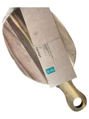 Vorschaubild 1 von Servierbrett Holz Käseplatte mit Käsemesser Natur Braun
