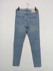 Vorschaubild 2 von Damen Destroyed Jeans Gr. 38 W29 M Blau Casual Ripped Denim