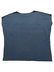 Vorschaubild 3 von Damen T-Shirt Basic Kurzarm Blau Gr. S