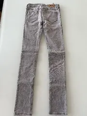 Vorschaubild 2 von Jeans Slim Fit Damen W26 Grau Stretch Skinny Low Waist