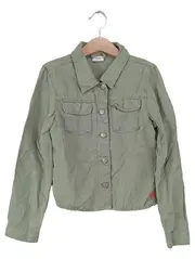 Vorschaubild 1 von Kinder Bluse Gr. 128 Grün Pailletten Zebra Casual Langarm