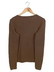 Vorschaubild 2 von Damen Pullover Gr. M Braun Rippstrick