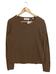 Vorschaubild 1 von Damen Pullover Gr. M Braun Rippstrick