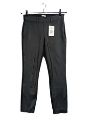 Vorschaubild 1 von Damen Anzughose Lederoptik Schwarz Gr. 34 XS Elegant