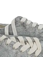 Vorschaubild 4 von Damen Sneaker Silber Gr. 40 Casual Schnürschuhe