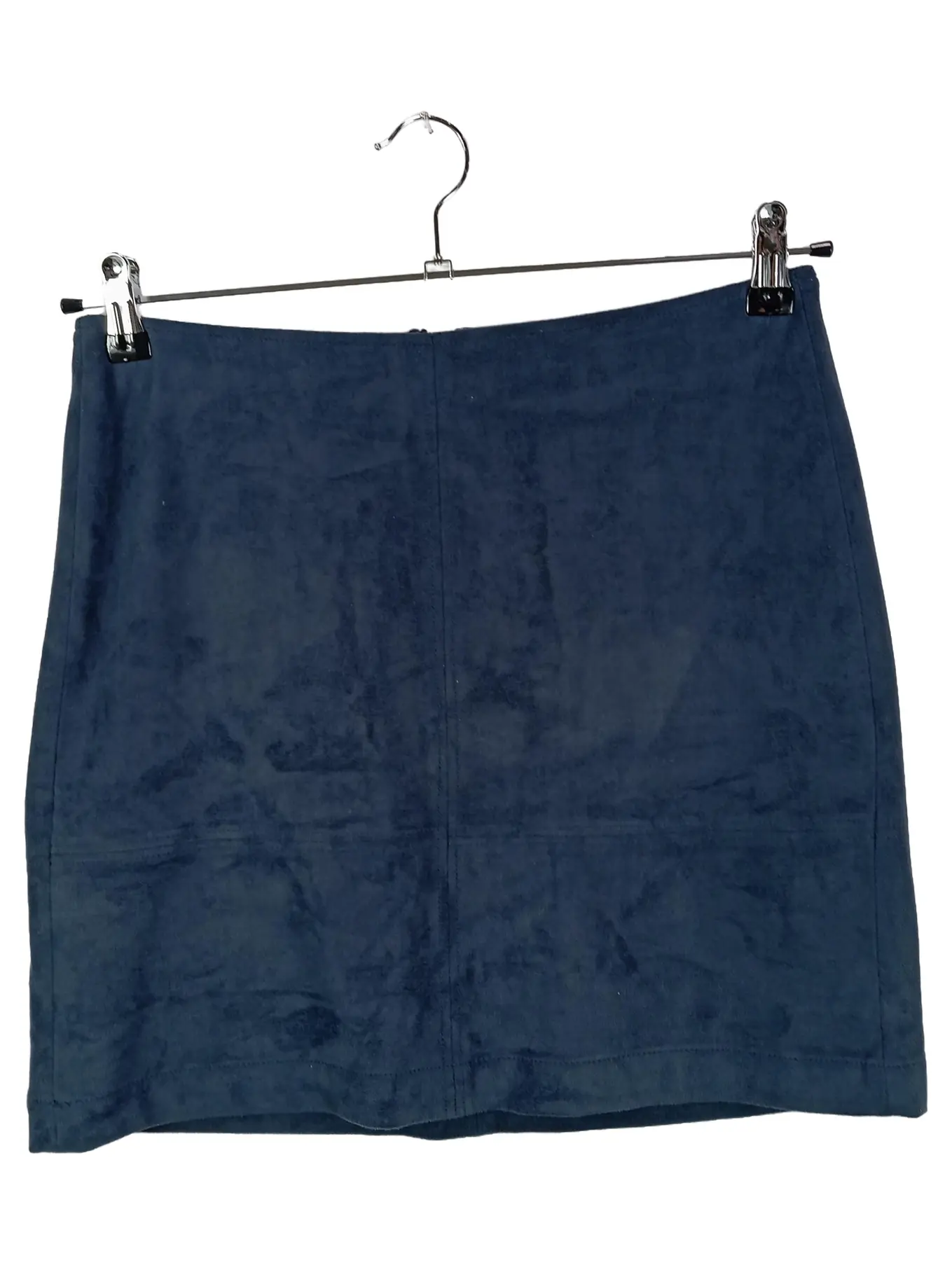 ESPRIT Damen Faltenrock Gr. 34 Blau Polyester Casual