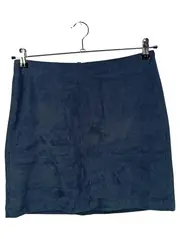 Vorschaubild 1 von Damen Faltenrock Gr. 34 Blau Polyester Casual