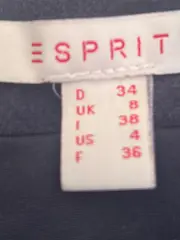 Vorschaubild 4 von Damen Faltenrock Gr. 34 Blau Polyester Casual