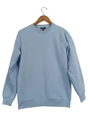 Vorschaubild 1 von Herren Pullover Sweatshirt Gr. S Hellblau Basic Langarm
