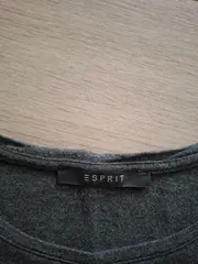 Vorschaubild 2 von Damen T-Shirt Grau XL Casual Strass Cut-Outs