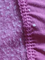 Vorschaubild 3 von Mädchen Leggings Gr. 140 Rosa Punkte Baumwolle Casual Applikationen