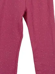 Vorschaubild 2 von Mädchen Leggings Gr. 140 Rosa Punkte Baumwolle Casual Applikationen