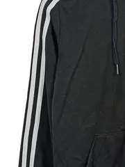 Vorschaubild 3 von Kapuzenpullover Damen Gr. 36 Schwarz Hoodie 3 Streifen Zip
