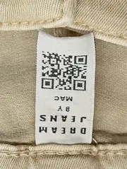 Vorschaubild 4 von Damen Stoffhose Gr. 38 (W29) Beige Casual Reißverschluss