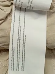 Vorschaubild 6 von Damen Stoffhose Gr. 38 (W29) Beige Casual Reißverschluss