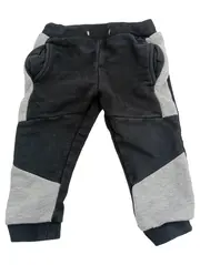 Vorschaubild 1 von The Essentials Club Jogginghose Kinder Gr. 92 Schwarz Grau Baumwolle