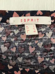 Vorschaubild 7 von Damen T-Shirt Herzmuster Mehrfarbig Gr. L Casual