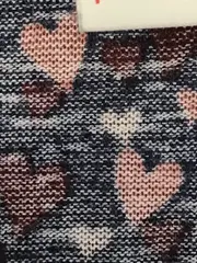 Vorschaubild 6 von Damen T-Shirt Herzmuster Mehrfarbig Gr. L Casual