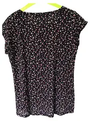 Vorschaubild 2 von Damen T-Shirt Herzmuster Mehrfarbig Gr. L Casual