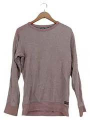 Vorschaubild 1 von Herren Langarmshirt Rosa Gr. 50;L Casual Rippstrick