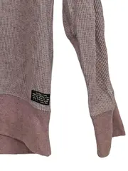 Vorschaubild 6 von Herren Langarmshirt Rosa Gr. 50;L Casual Rippstrick