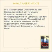 Vorschaubild 3 von Håkan Nesser Barins Dreieck Roman Kriminalroman Buch