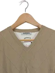 Vorschaubild 8 von Herren Pullunder Golf Argyle V-Ausschnitt Gr. 48/M Beige Klassisch