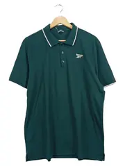Vorschaubild 1 von Herren Poloshirt Grün XL Sportlich Baumwolle
