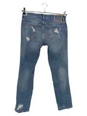 Vorschaubild 2 von Damen Jeans Gr. 36 W28 Blau Destroyed Relaxed Fit